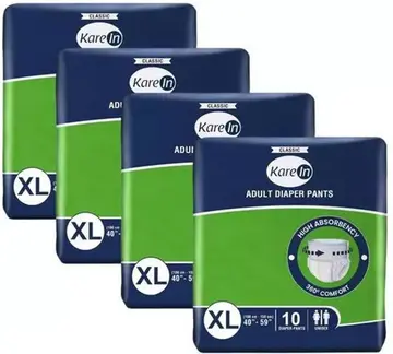 Kare In Classic Adult Diaper Pant Extra Large pack