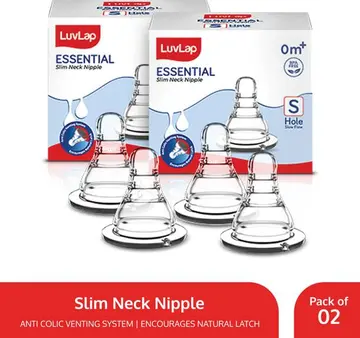 Luvlap Ess S Neck Nipple Slow pack