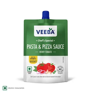 Veeba Pasta & Pizza Sauce Herby Tomato Chefs Spl pack