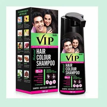 Vip Hair Colour Shampoo Black pack