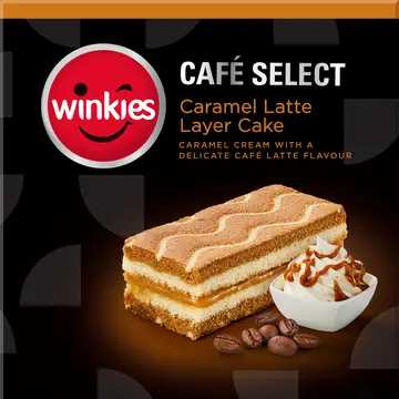 Winkies Cafe Select Latte Caramel Layer pack