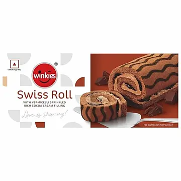 Winkies Swiss Roll Chocolate pack